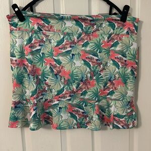Leaf Print Golf Skort for Women, Runs Big